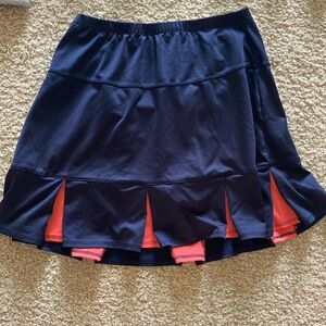 Tail Size Small Skirt Navy/Coral